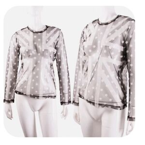 🇬🇧Comme Des Garçons Sheer Mesh Top